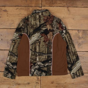 Mossy Oak Fleece Sweatshirt L Womens Breakup Infinity Real Tree Camo Outdoor image 2