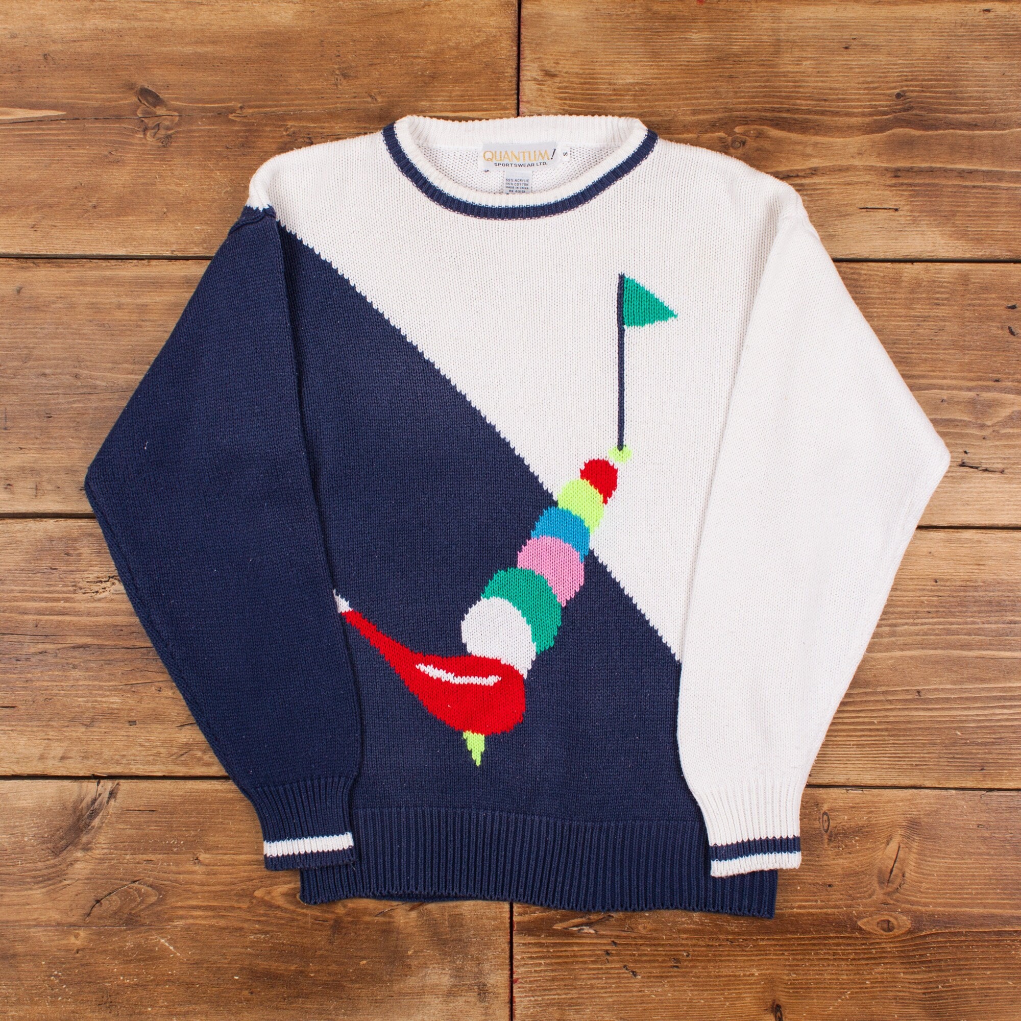 Knitted Golf Sweater - Etsy Ireland