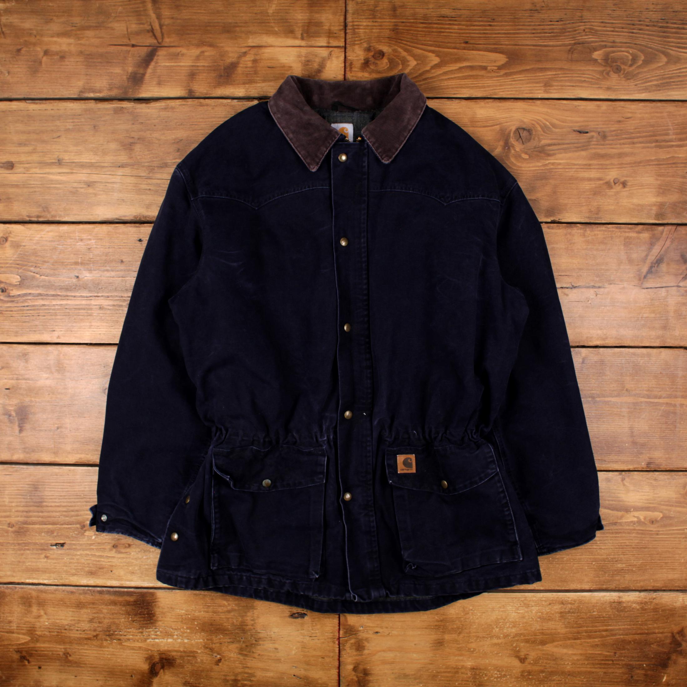 ジャケット・アウター Carhartt Santa Fe Chore Coat 80's U.S.A Vintage Carhartt Workwear Coat XL 90s Santa Fe Chore Jacket