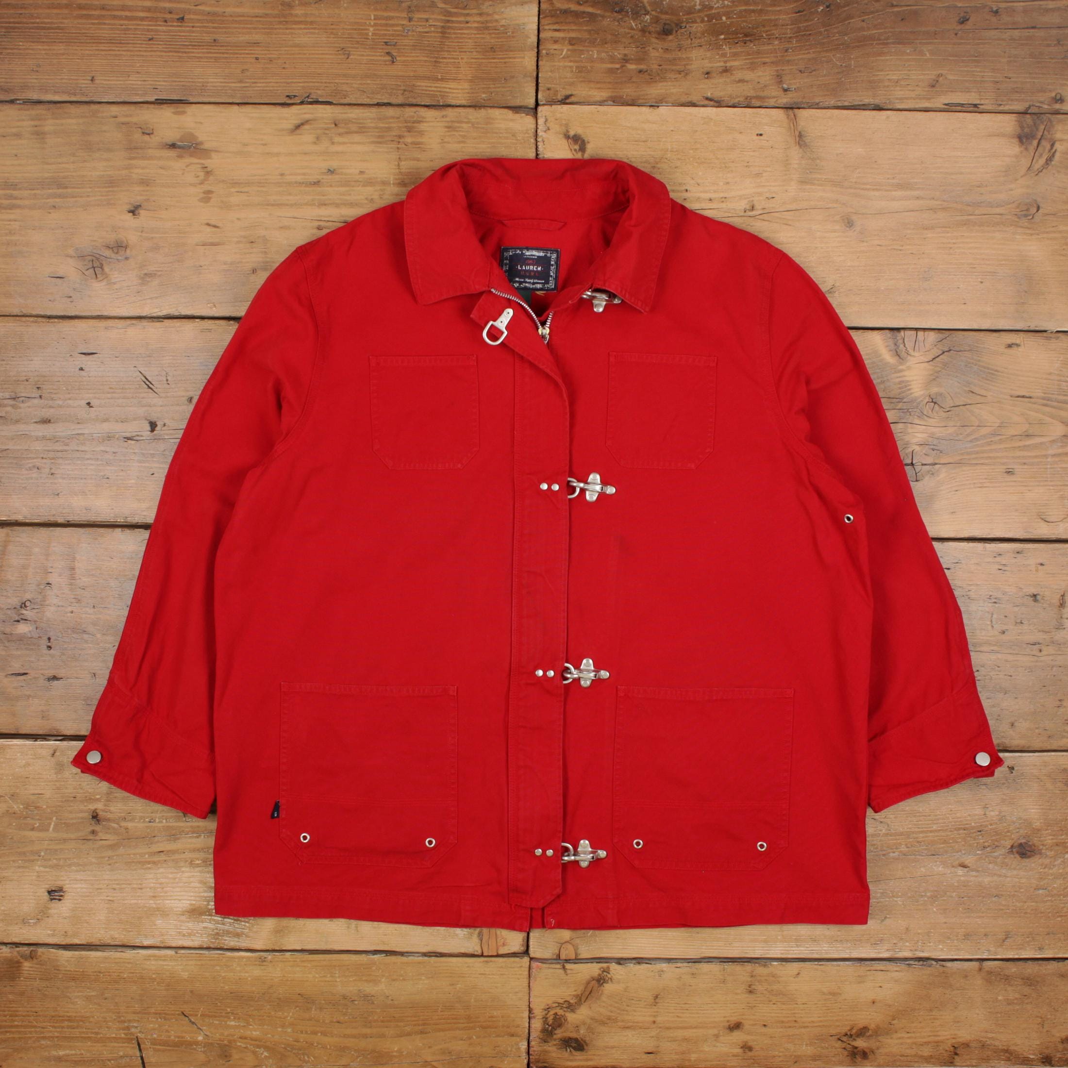 Ralph Lauren Fireman Jacket - Etsy Ralph Lauren Fireman Jacket - Etsy