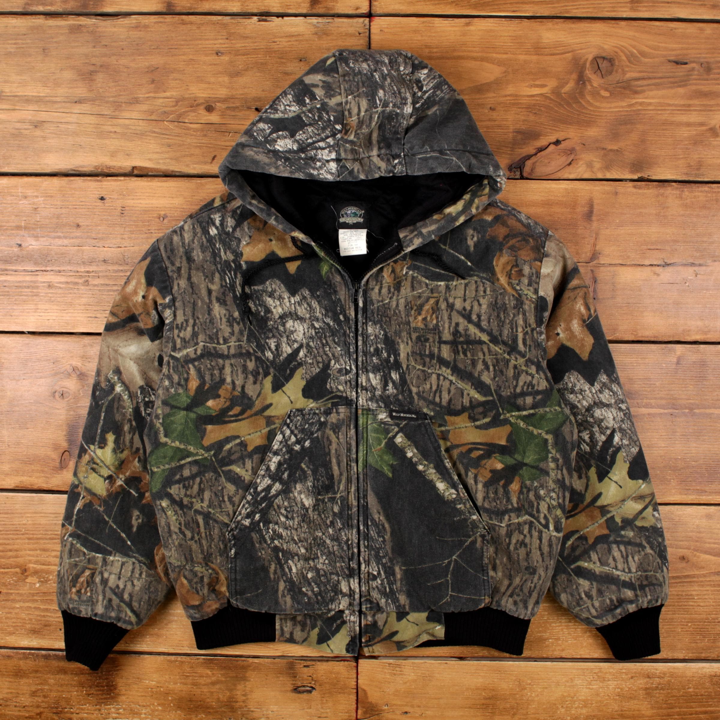 Vintage Key Outdoor Jacket M Wolf Mountain Huntingwear Real Tree