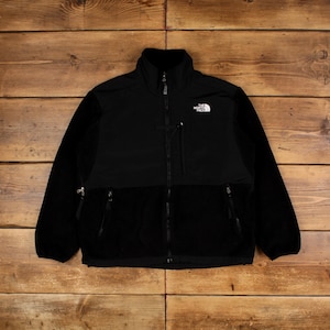 Vintage North Face Outdoor Jacket L Denali Fleece Black Womens