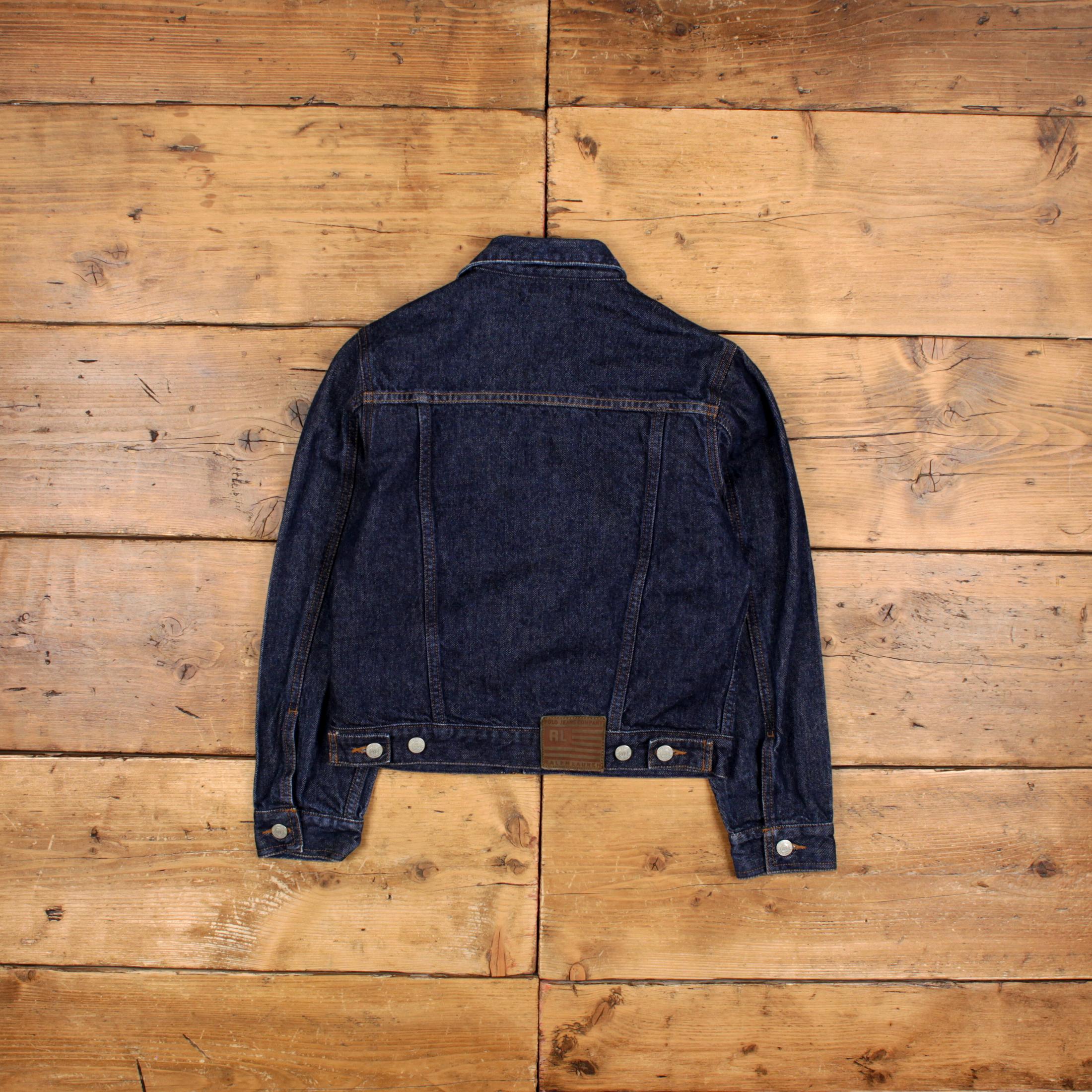 Vintage Ralph Lauren Denim Jacket S 90s Trucker Polo Jeans
