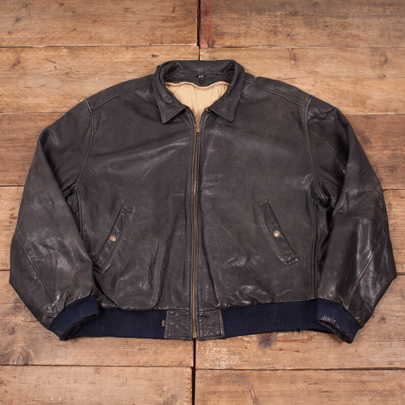 levi's leather bomber jacket mens