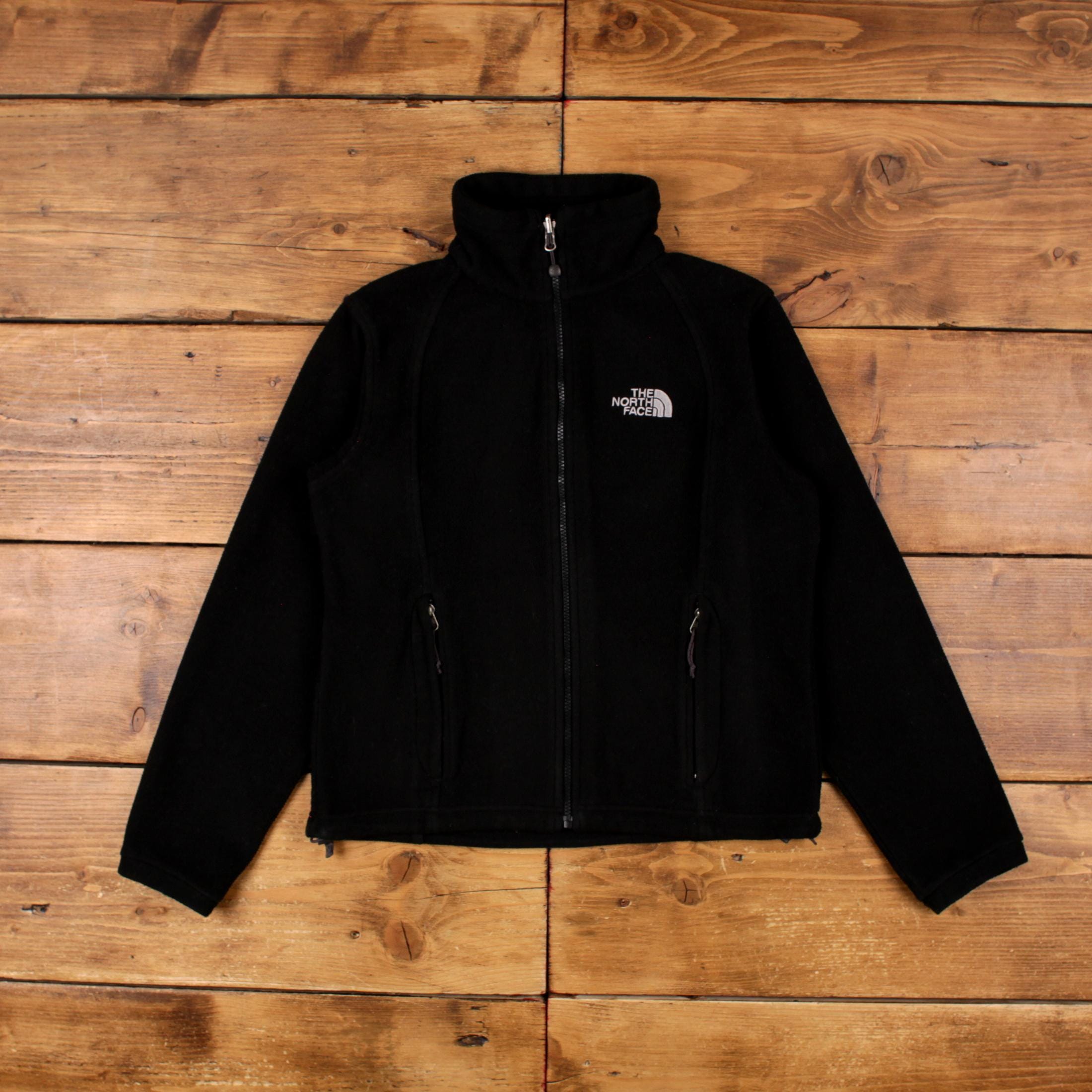 Vintage The North Face Outdoor Jacket S Fleece Black Womens
