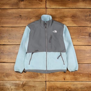 Vintage North Face Outdoor Jacket S Denali Fleece Blue Womens
