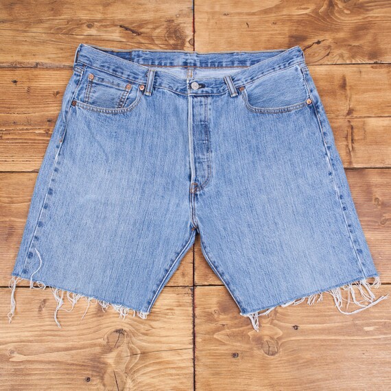 Vintage Levis Denim Shorts 36 Levi 501 