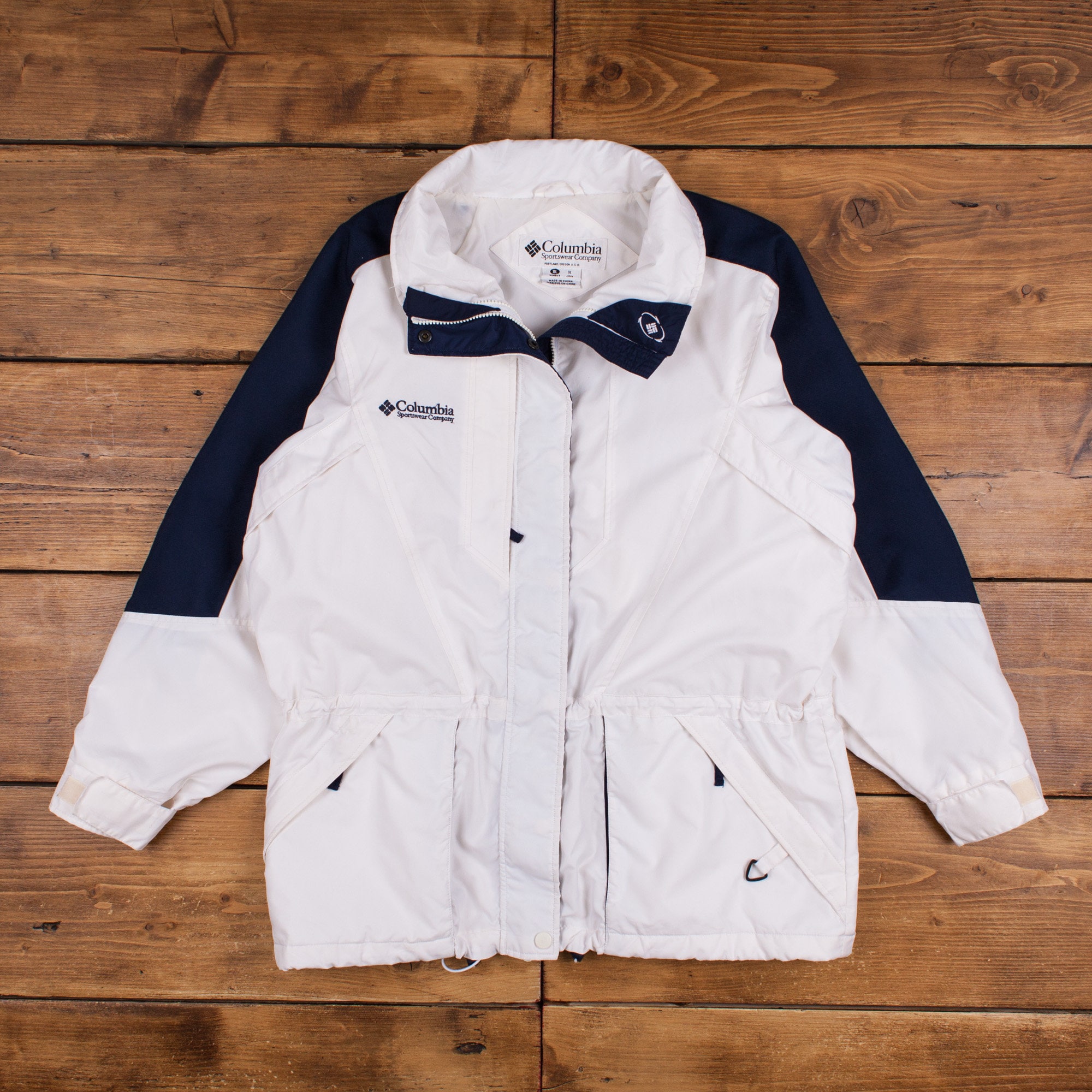 Vintage Columbia Windbreaker Jacket XL Gorpcore Double Whammy Full