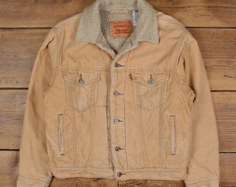 Vintage 90s: Levi's Corduroy Trucker Jacket - 70500 - Blue / Grey