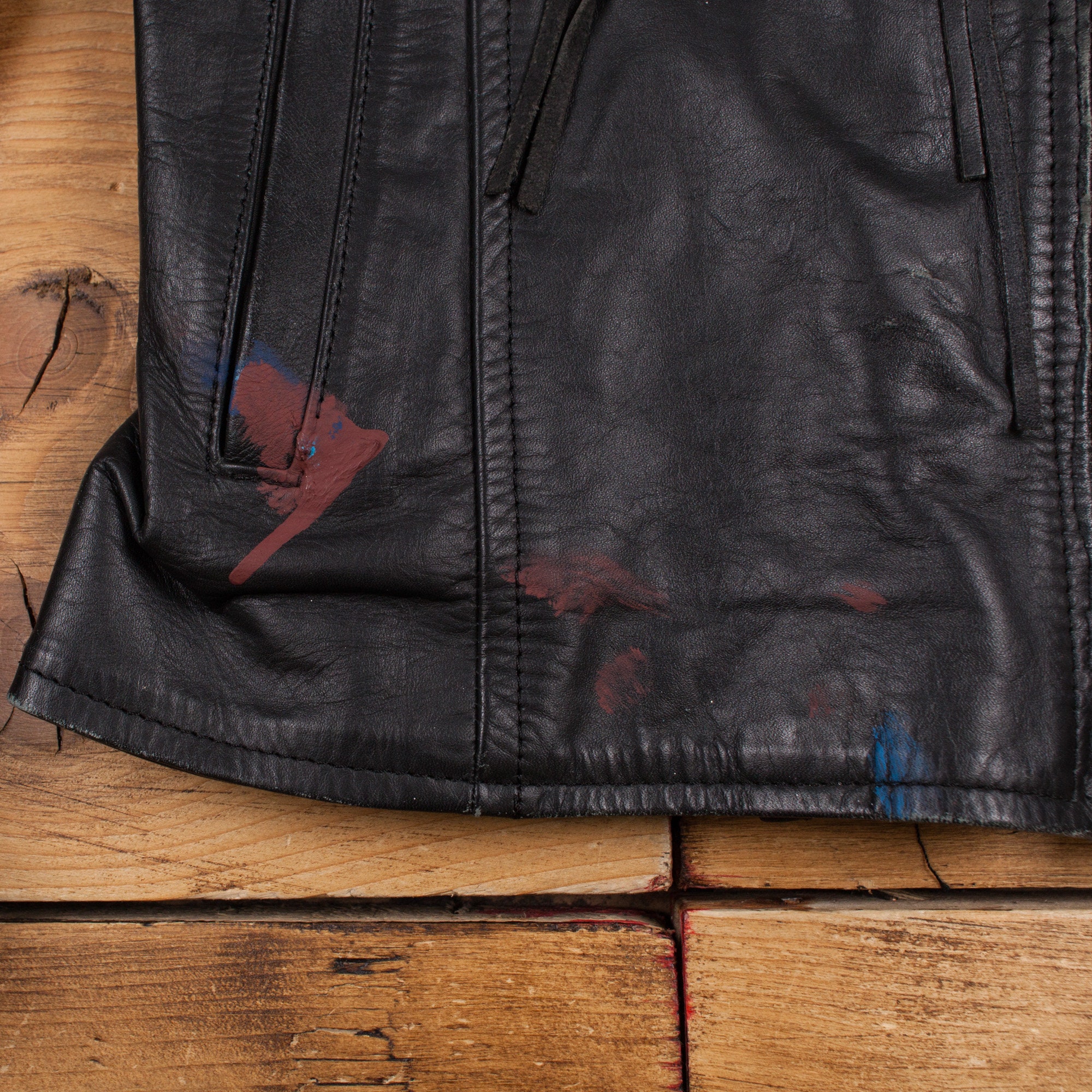 90s uno leather jacket