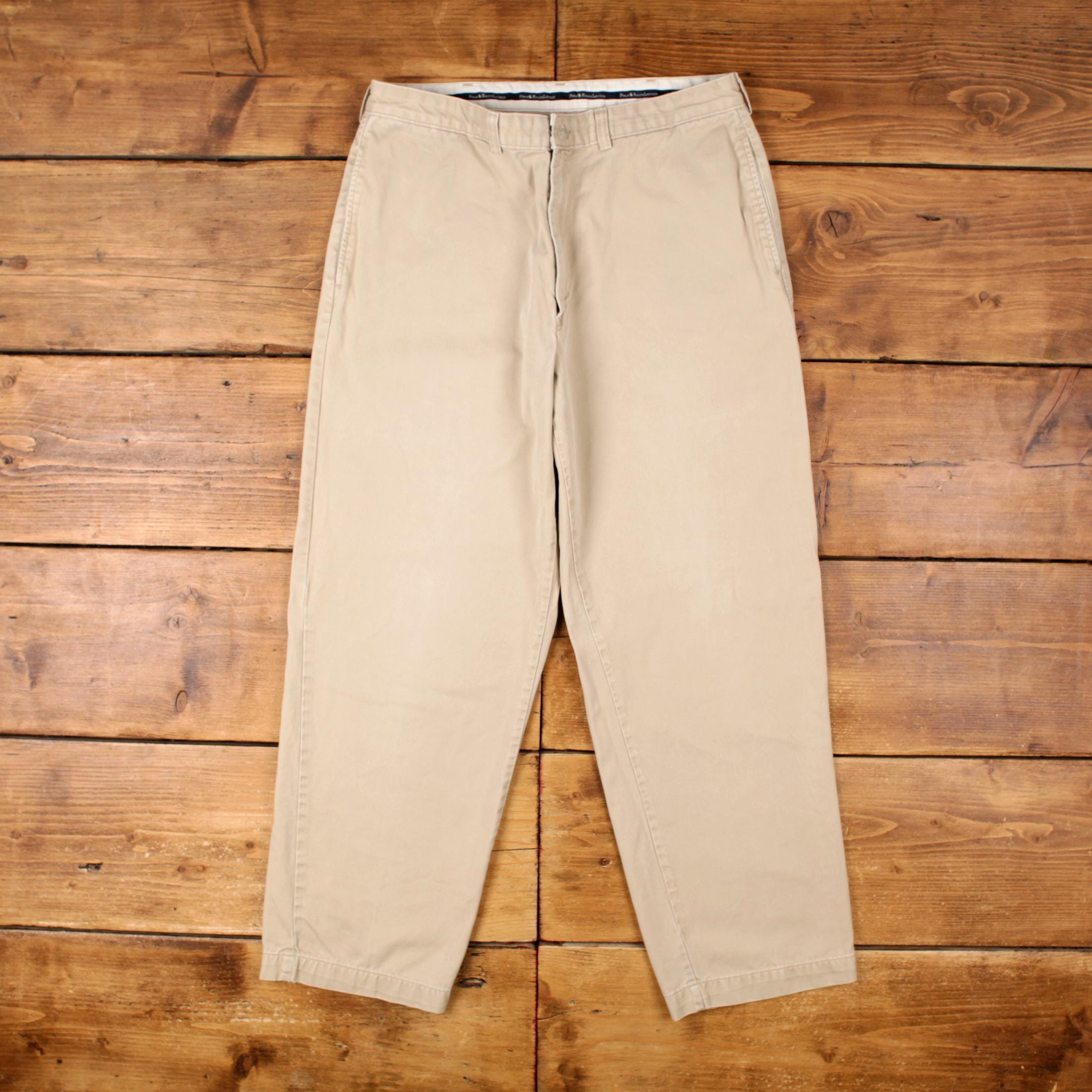 Vintage Polo Ralph Lauren Chino Pants Trousers 35x30 90s Unisex