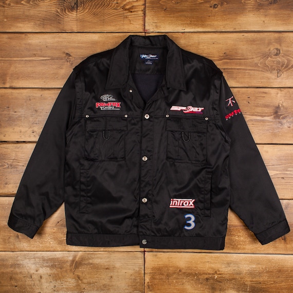 Vintage Sport Southpole Racing Team Racing Jacket 2XL Satin Vintage Sport Southpole Racing Team Racing Jacket 2XL Satin