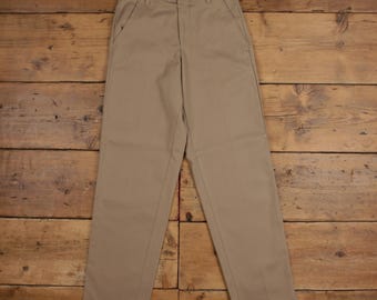 Red Kap Arbeitshose, Größe 28x33, Beige, gerade geschnitten, strapazierfähig