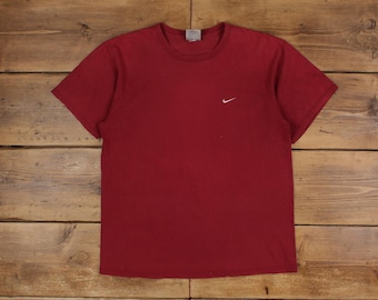 vintage red nike shirt