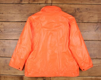 Vintage Duck Bay Outdoor Jacket L 90s Fluorescent Orange - Etsy