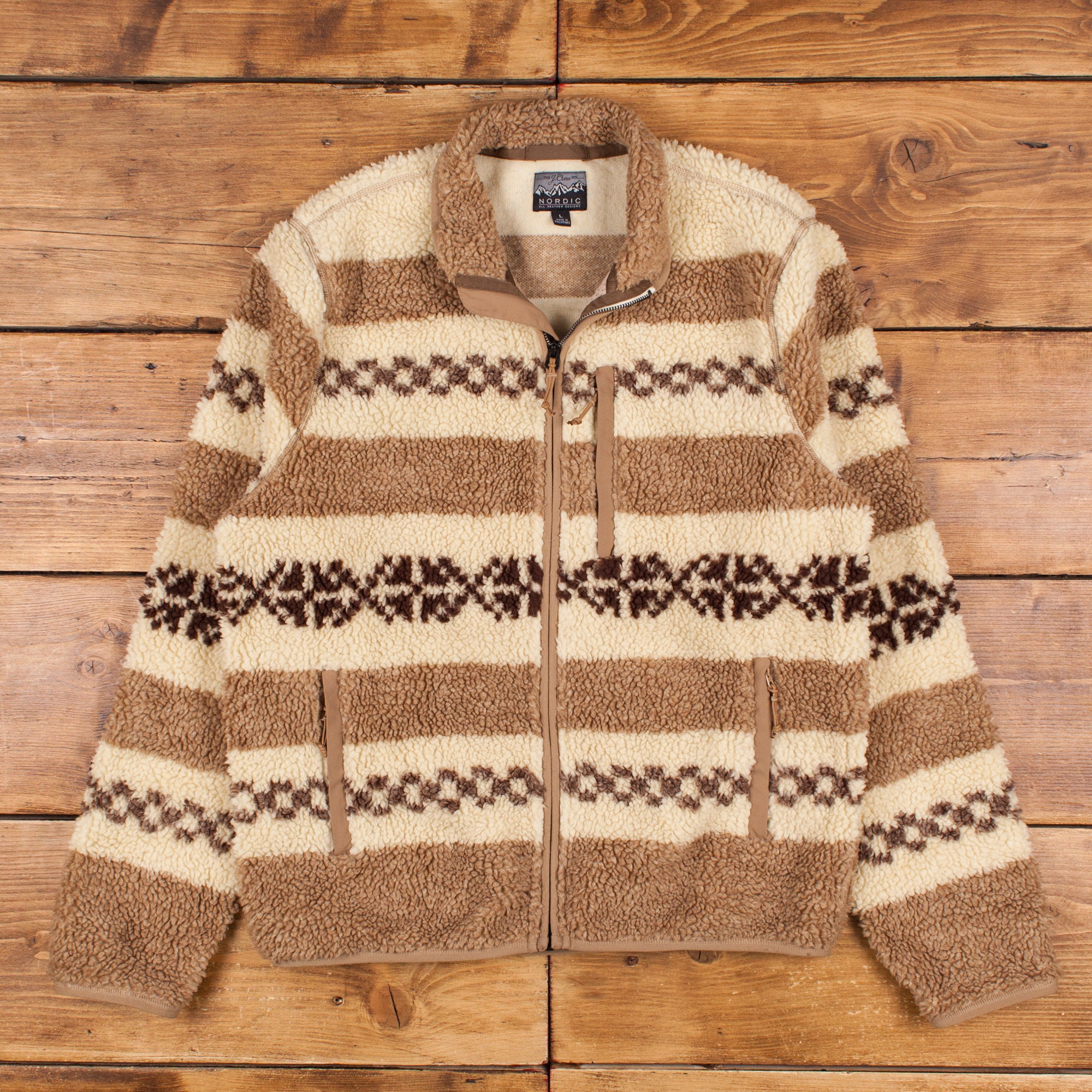 J crew shop fleece coat
