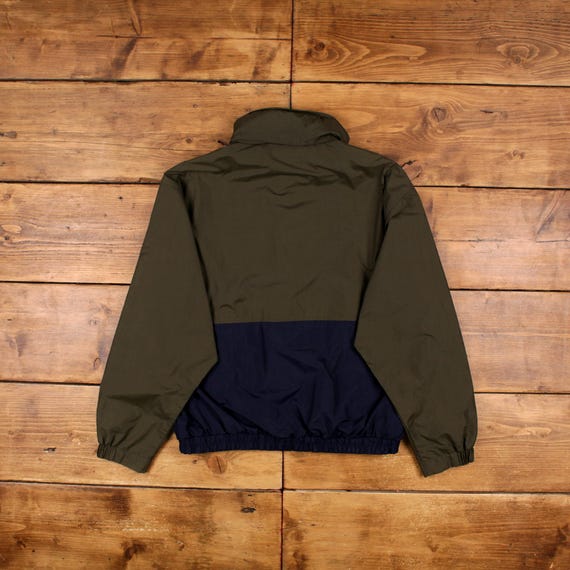 Vintage Eddie Bauer Windbreaker Jacket L Coat Zip Green - Etsy