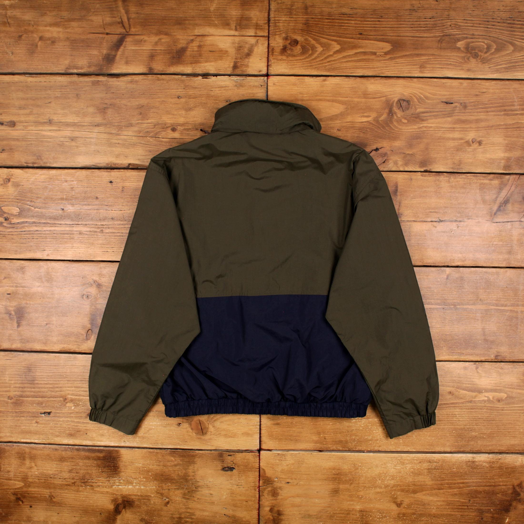 Vintage Eddie Bauer Windbreaker Jacket L Coat Zip Green - Etsy