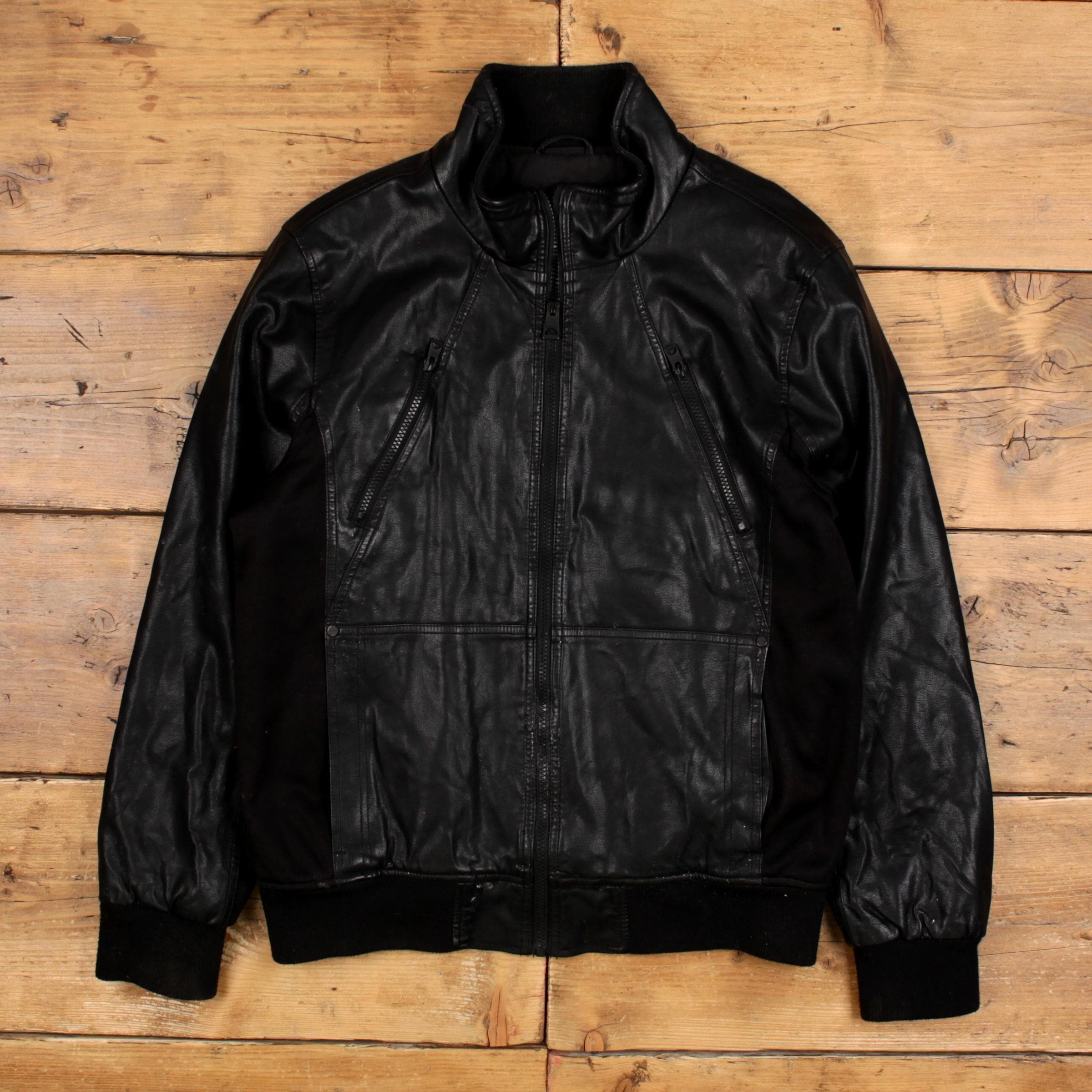 Guess leather jacket - Etsy 日本