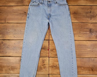 Levis Signature Jeans 34x32 Blue Regular Light Stonewash Denim