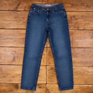 Vintage Tommy Hilfiger Jeans Hose Hose 29x31 Damen Gerade Blau Baumwolle