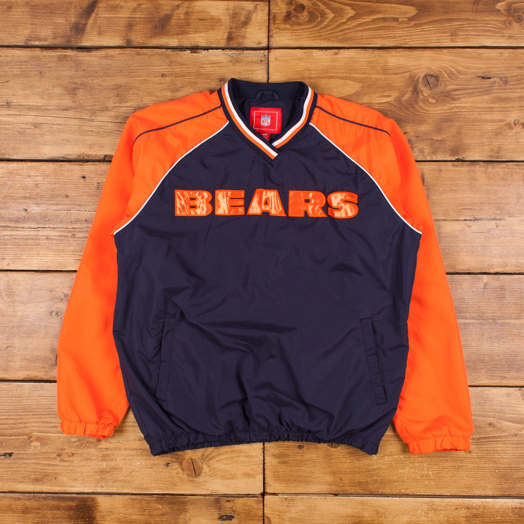 Chicago Bears Raglan Sleeve Wind Jacket ANTIGUA MEN'S CHICAGO