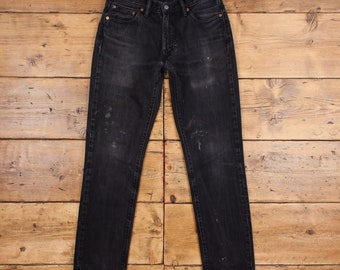 Vintage Levis 541 Jeans 30 x 32 White Oak USA Made Dark Wash Tapered Black