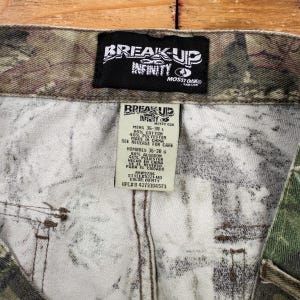 Mossy Oak Trousers Pants 36x31 00s Green Break-up Infinity Camouflage Hunting image 3