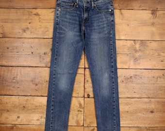 Levis 511 Jeans 32x34 Azul Slim Tapered Stonewash Red Label Denim