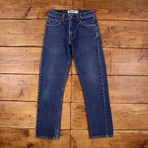 Levis 505 Jeans 29x32 Blue Regular Straight Dark Stonewash Denim