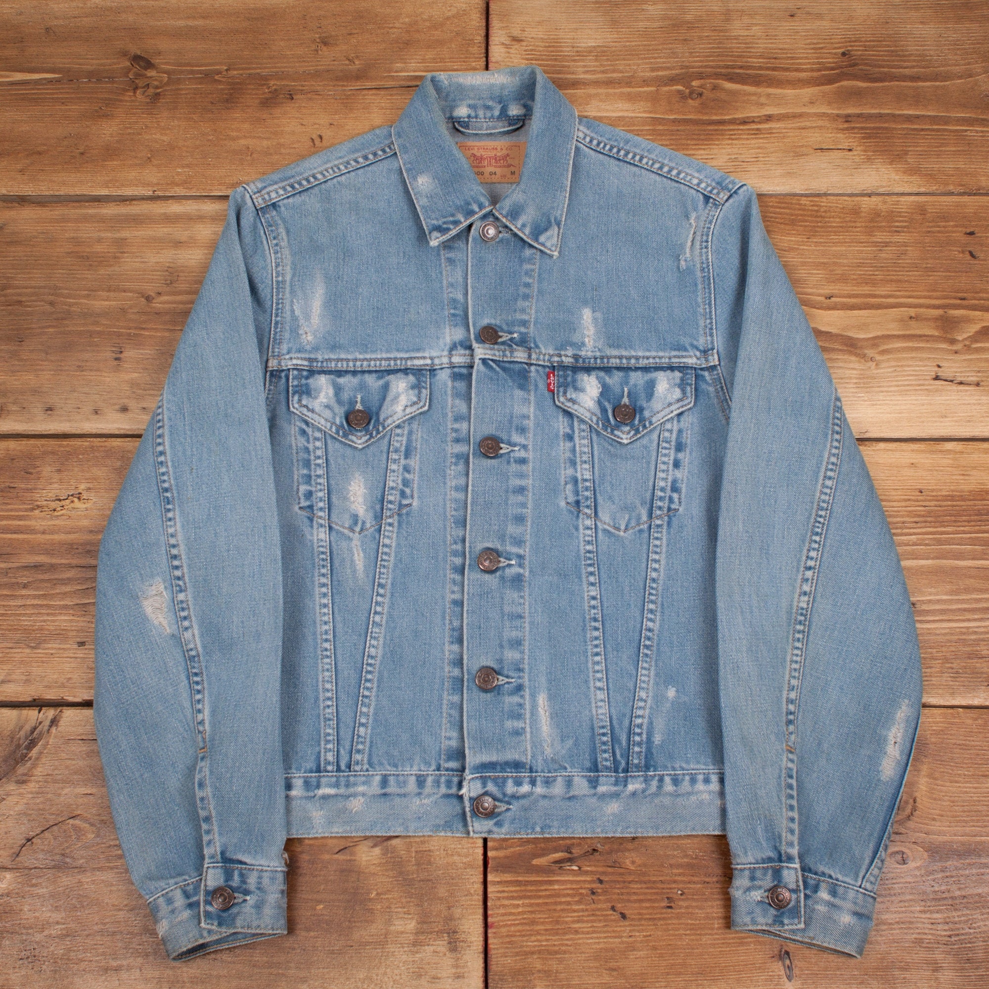 Vintage Levis Denim Jacket M Trucker 