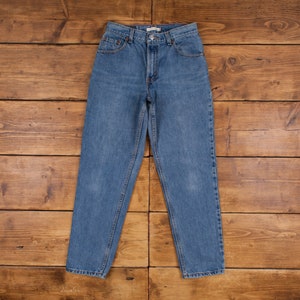 Vintage Levis 550 Jeans 29 x 30 Stonewash Tapered Blue Womens Red Tab Denim