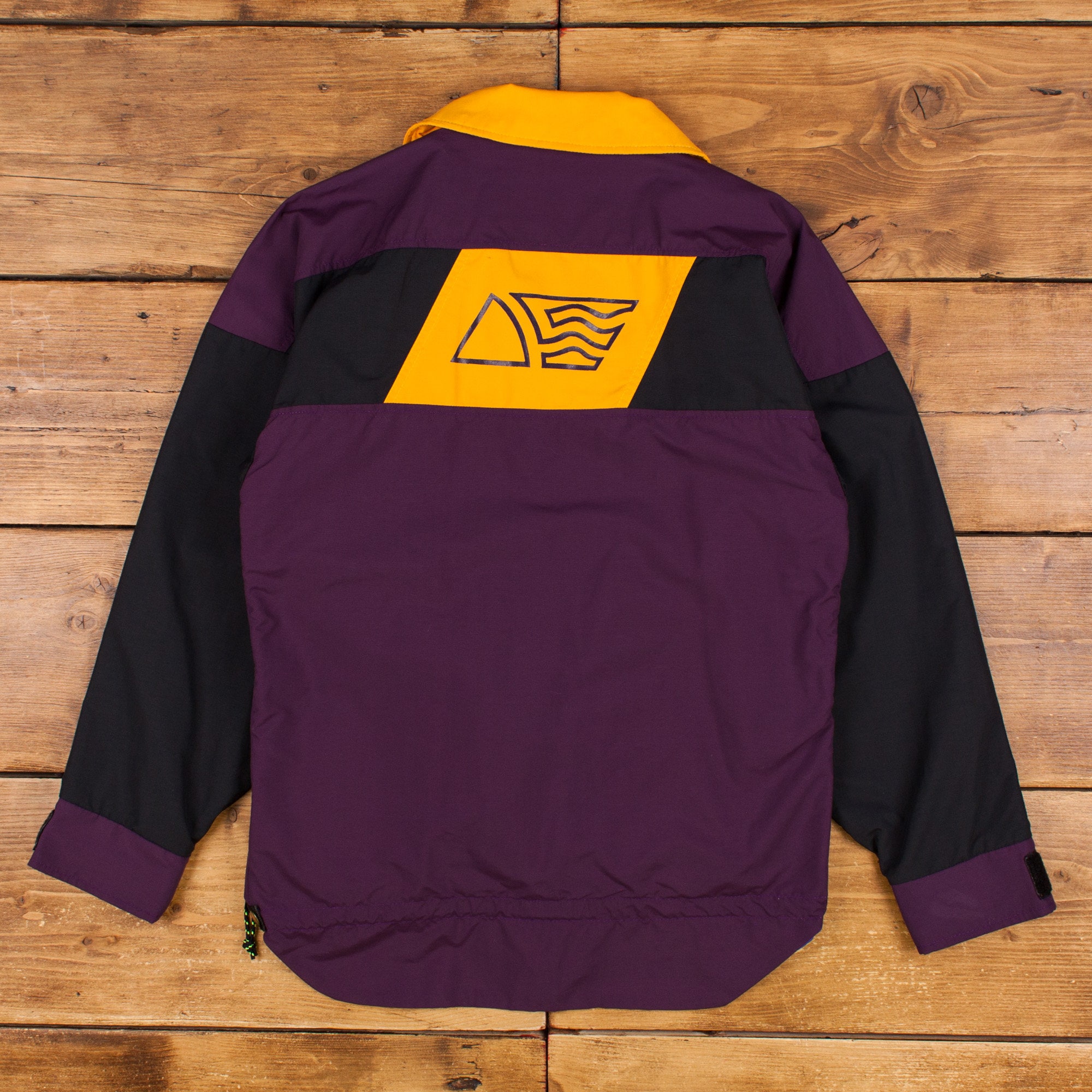 Vintage Wave Rave Windbreaker Jacket XS Snowboarding Vintage Wave Rave Windbreaker Jacket XS Snowboarding