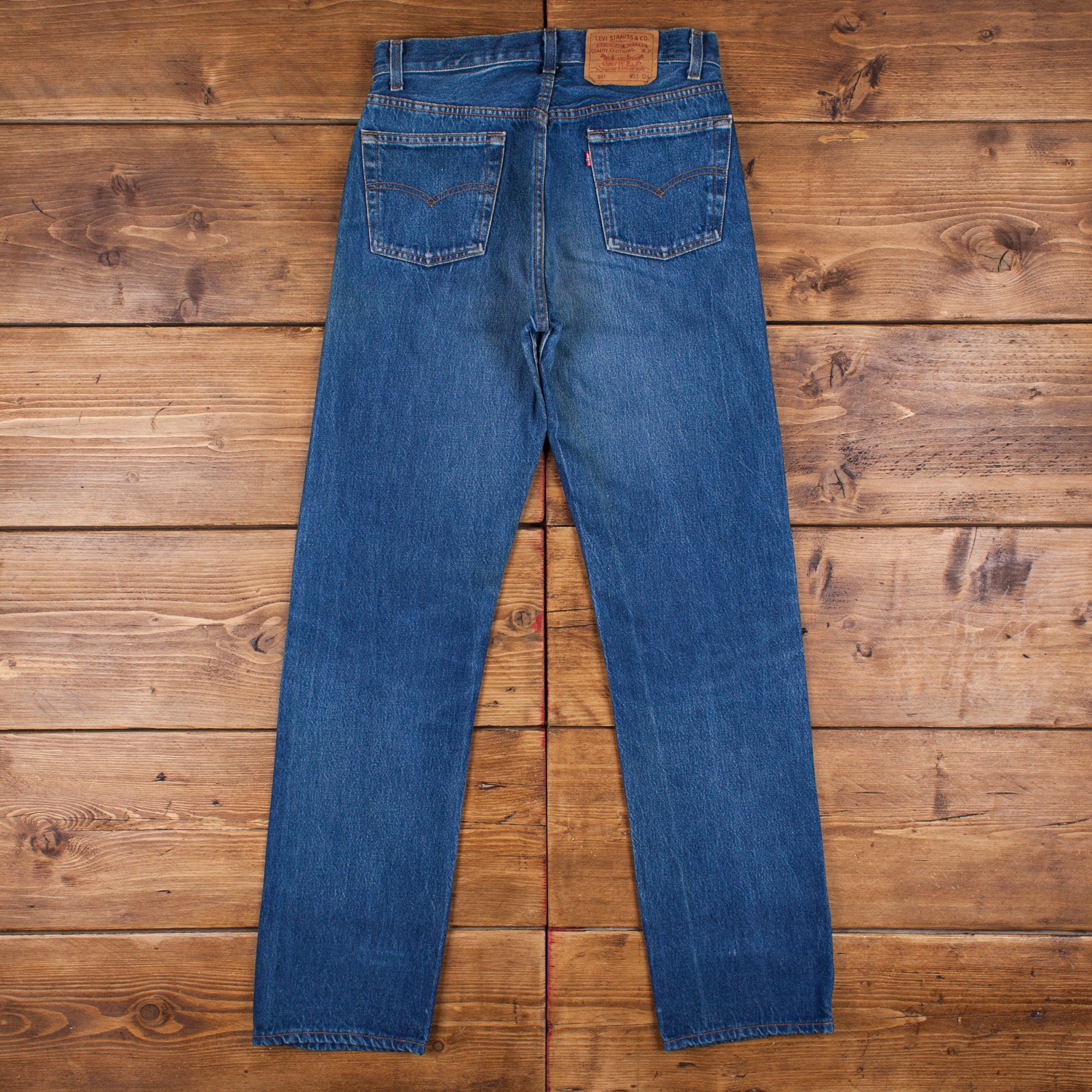 Vintage Levis 501 Jeans 30 X 34 USA Made 90s Straight Leg Dark - Etsy  Denmark