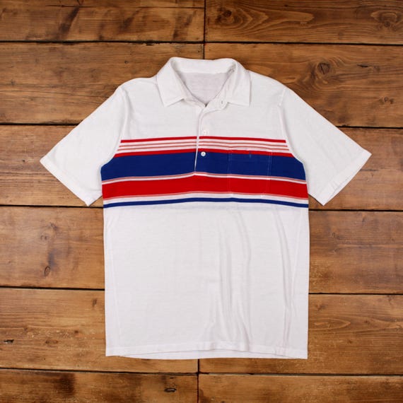 ヴィンテージ シングルステッチ Tシャツ ポロシャツ 80年代風 ポケット 