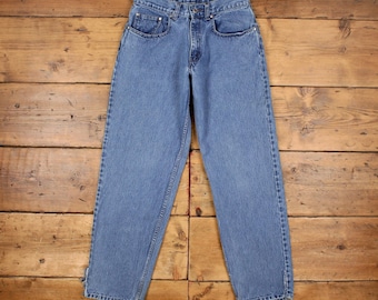 34 X 34 / 1990s Levi's Silver Tab Lean Light Wash Baggy