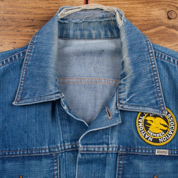 Vintage Sedgefield Denim Jacket XL Slim Customise… - image 6