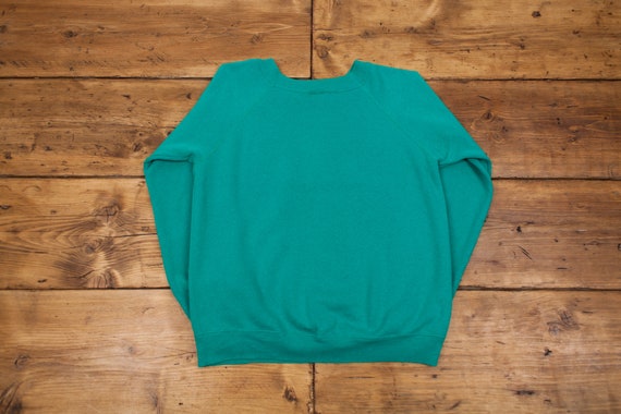 Vintage Hanes Blank Sweatshirt Medium 90s USA Mad… - image 7