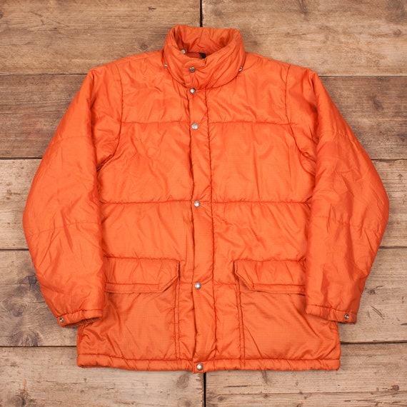 north face two tone puffer jacket
