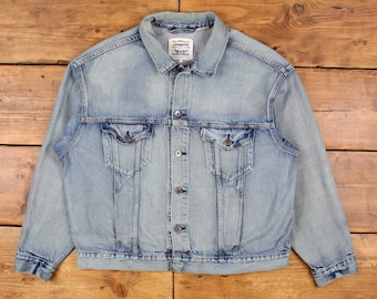 Levi's Made & Crafted Denim Jacket, Puff Sleeve Cropped Trucker