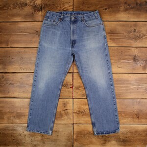 Vintage Levis 505 Jeans 36 x 29 Stonewash Straight Blue Red Tab Denim
