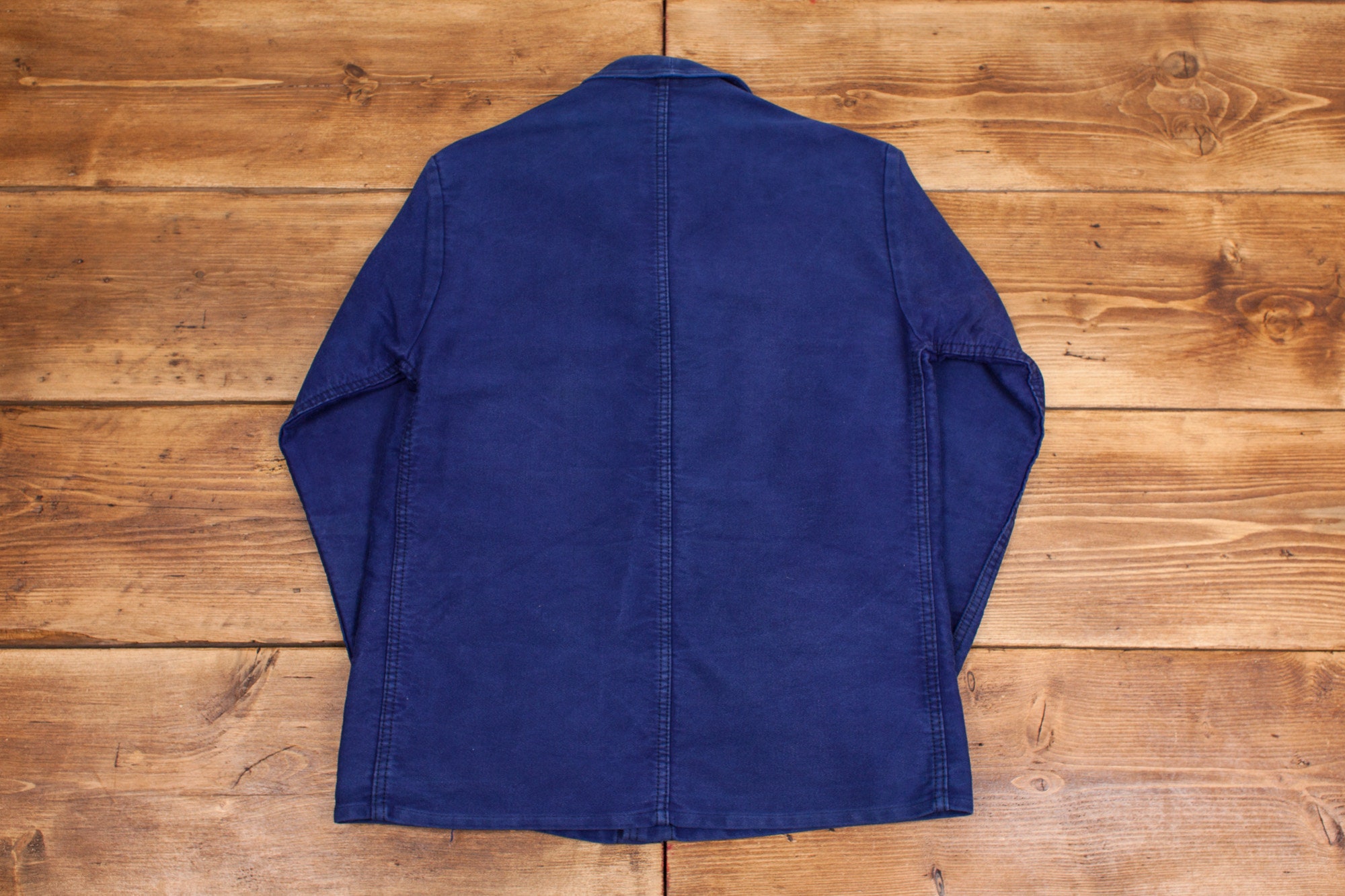 Vintage French Workwear Jacket Medium Moleskin Chore Cotton - Etsy