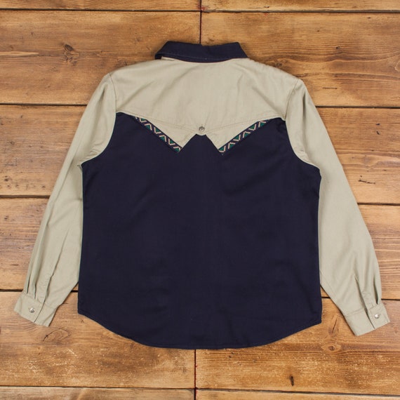 Chemise Vintage Karman Cowboy à Rayures - Taille XL, Neuve Avec étiquettes, Style Rockabilly Années 50/60