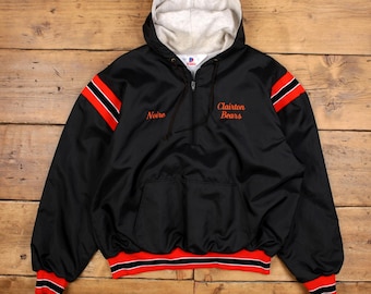 Vintage 1980s Rennoc Back Power Corduroy Bomber Jacket
