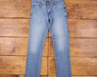 Vintage Levis 511 Jeans 30 x 30 Stonewash Straight Blue Red Tab Denim