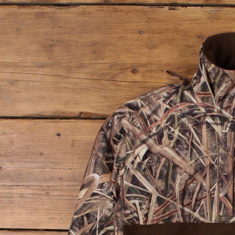 Lady Drake Waterfowl Systems Fleece Jacket L Womens Brown Polyester Lined image 5