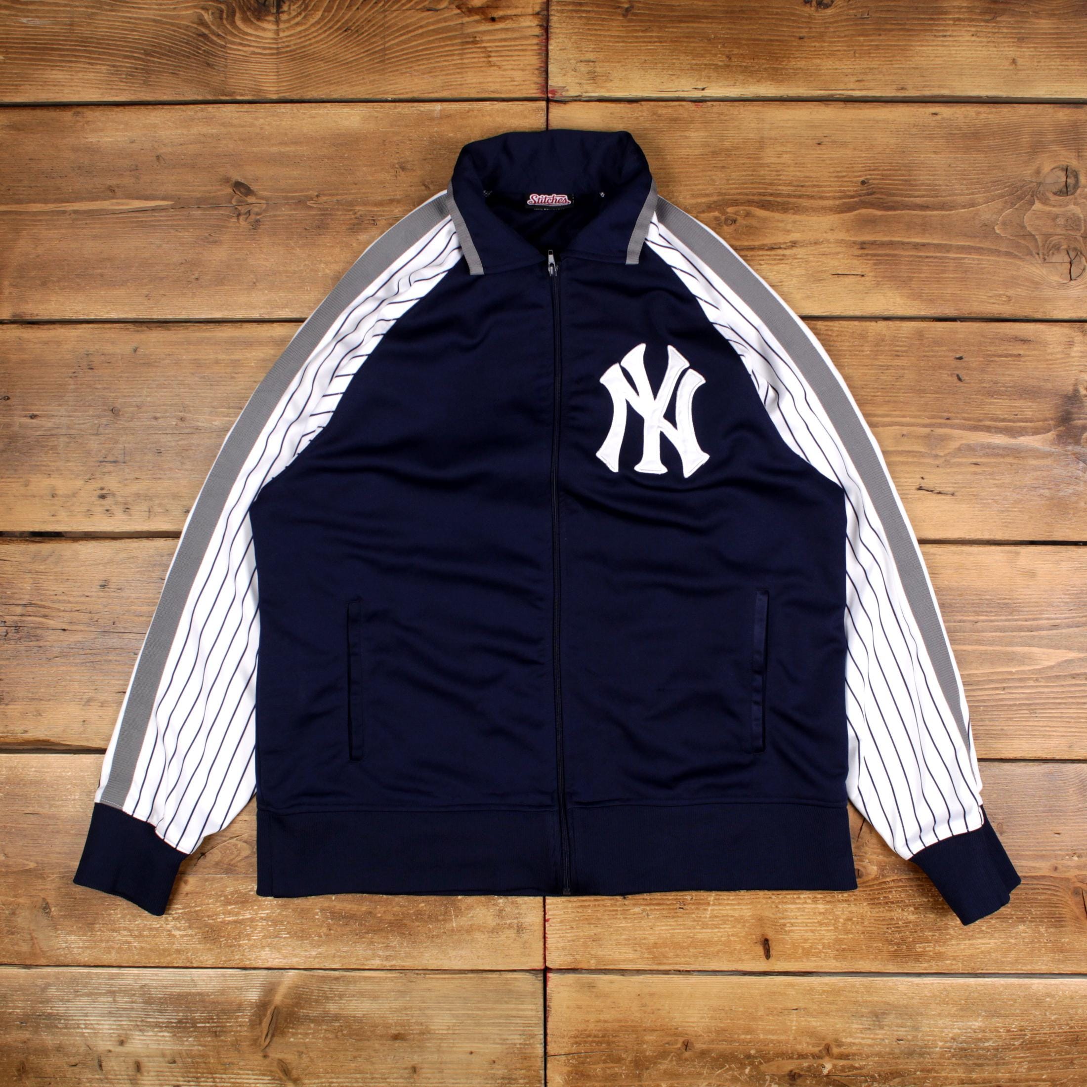 STARTER NYヤンキース プルオーバー ジャケット XXL MLB Stitches NEW Up Large プロ Stitches XL ニューヨーク
