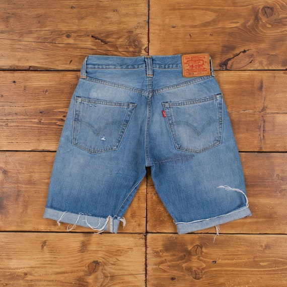 Vintage Levi’s 501 shorts Vintage Levi's Denim Shorts 27 Levis 501 XX Raw Hem Big E