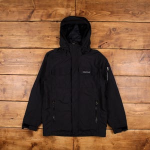 Vintage Marmot Outdoor Jacket S Membrain Black