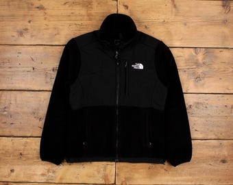 Vintage North Face Outdoor Jacket S Denali Polartec Fleece Black Womens